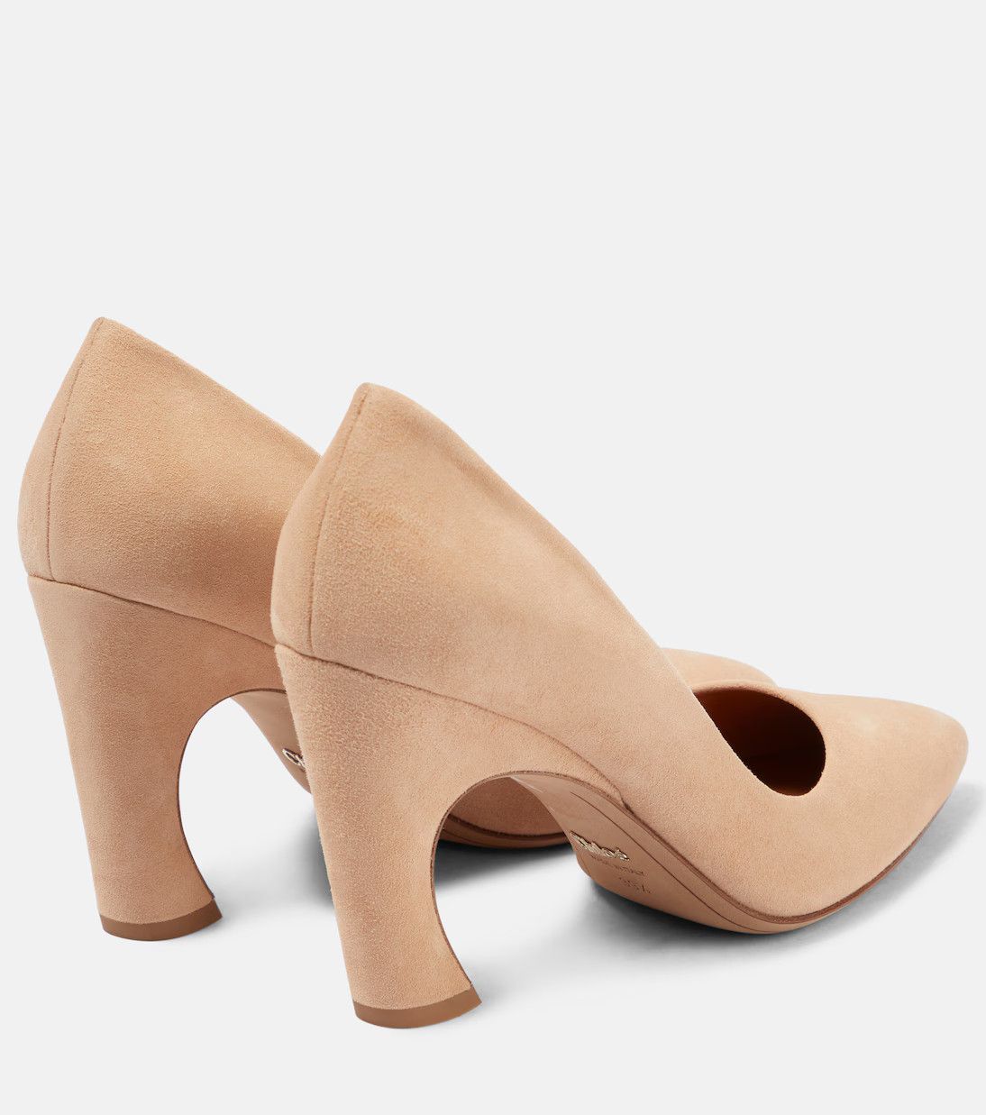 Chloe o1loc1c0425 CHC23 Oli Pumps in Milky Brown Size US 7 / IT 37 - 3 Thumbnail