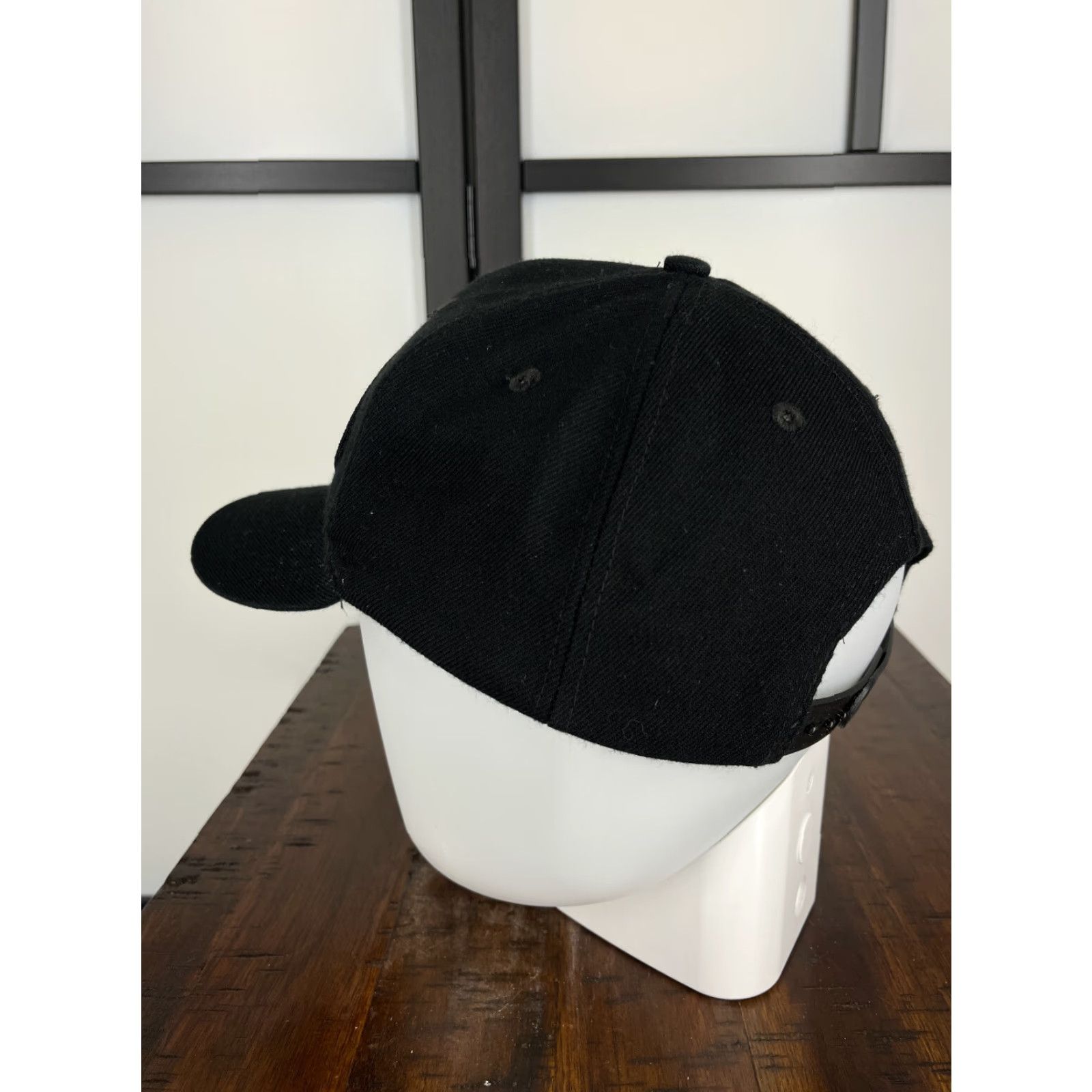 Vintage VINTAGE Nissin Korea Veteran Hat Cap Snap Back Adult One Size Black Yellow Wool Twill Solid Men Snapback Adjustable Size ONE SIZE - 5 Thumbnail