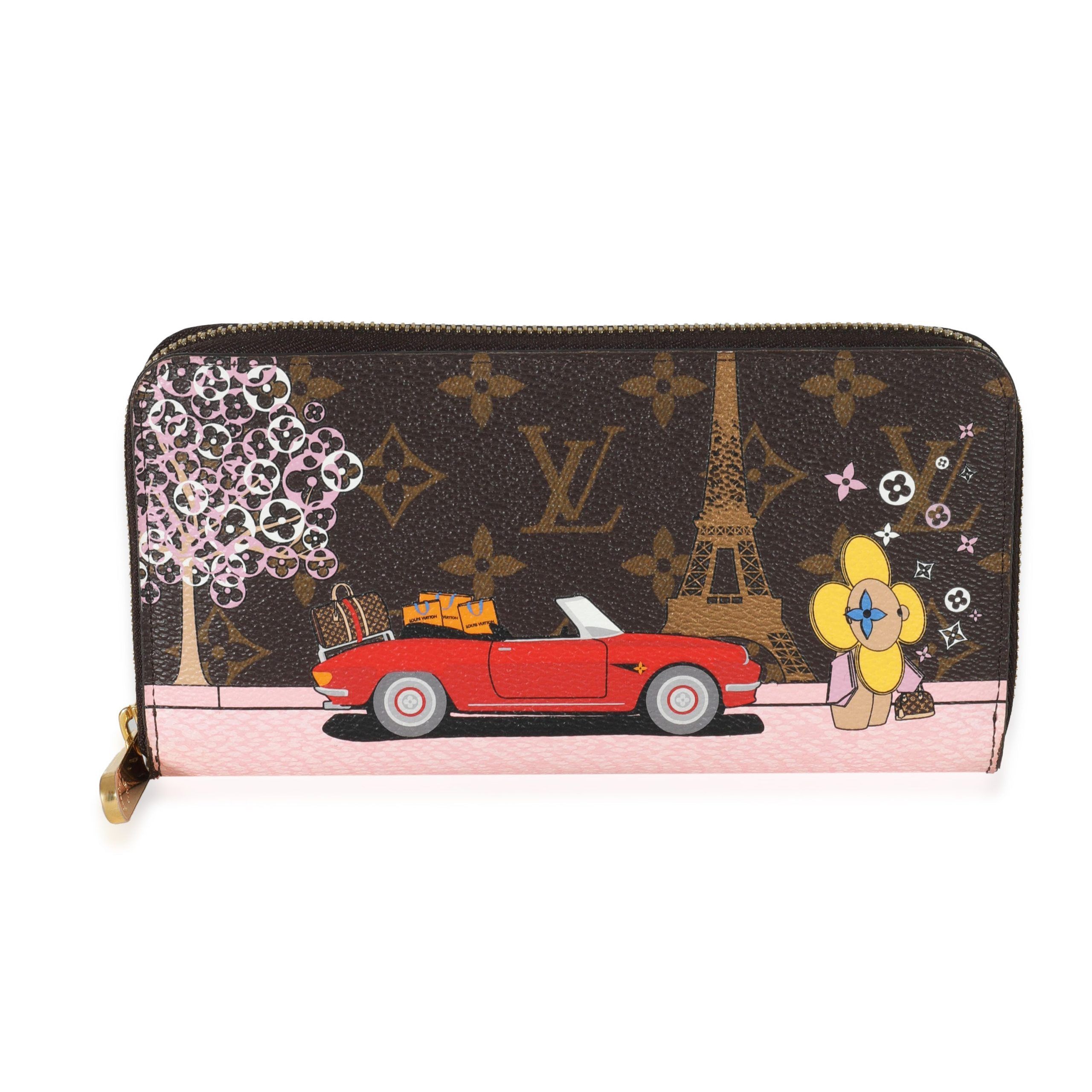 Louis Vuitton Monogram Canvas Vivienne Christmas Animation Zippy Wallet