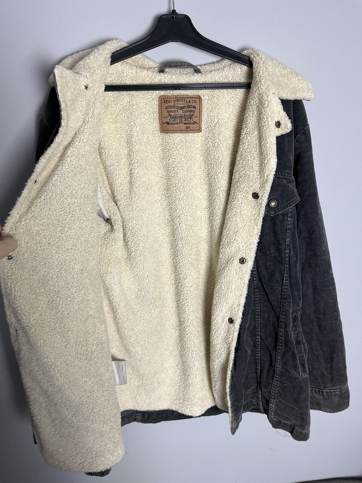 Levi's × Levi's Vintage Clothing × Vintage Vintage Levis jacket sherpa Size US L / EU 52-54 / 3 - 10 Thumbnail