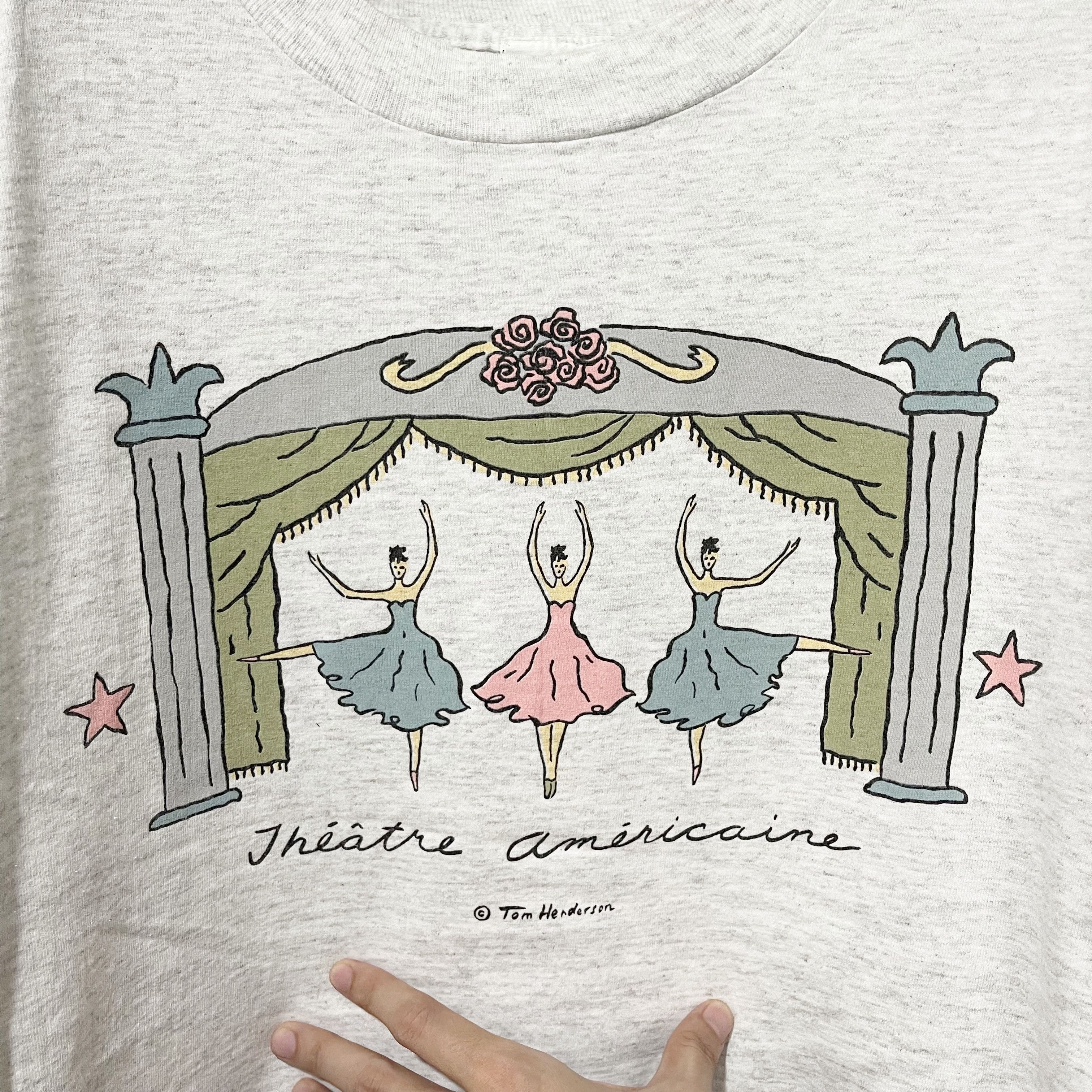 Vintage Vintage 90s Ballet Théâtre Américaine Dancer T-Shirt Size US XL / EU 56 / 4 - 2 Thumbnail
