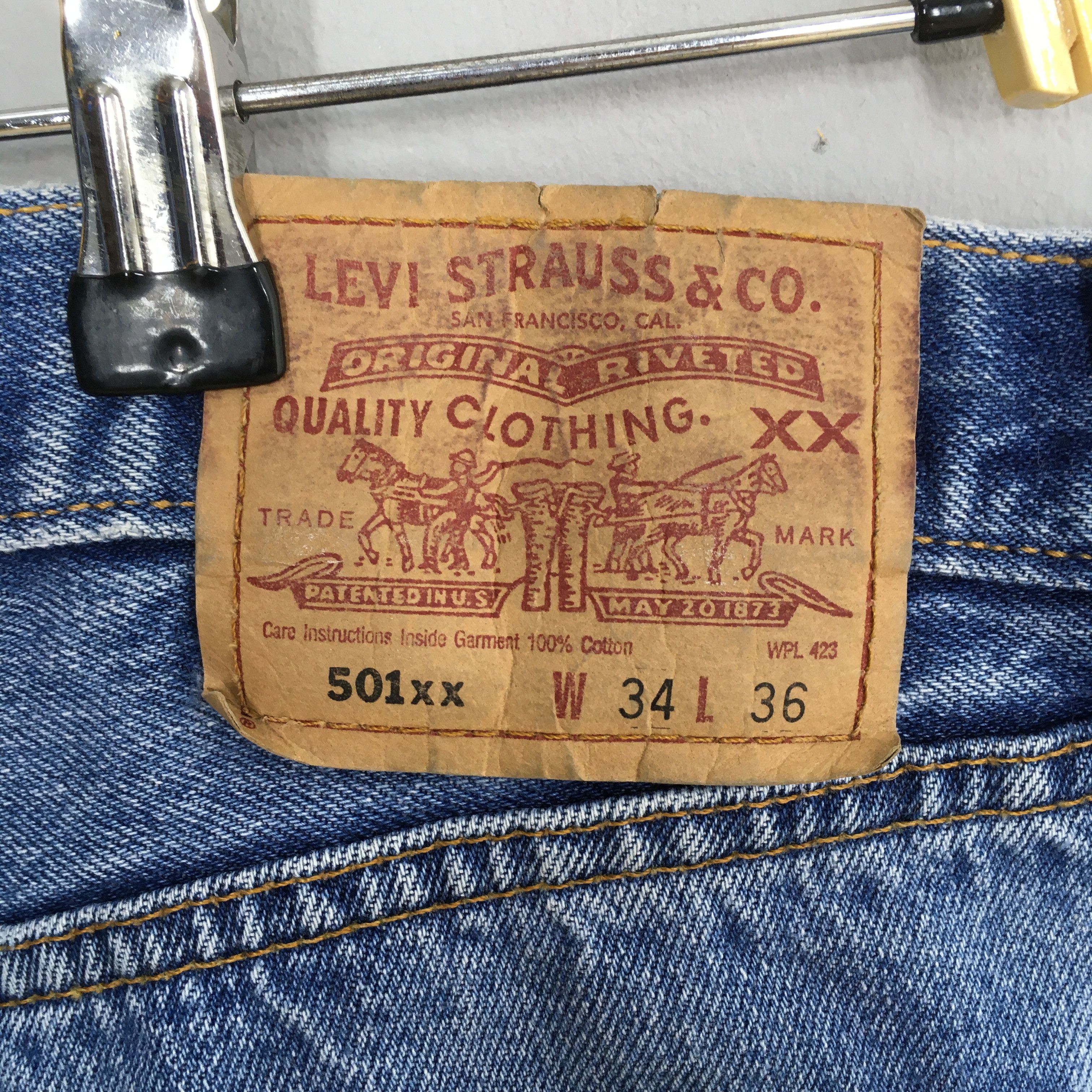 Levi's Size 32x33 Vintage Levi's 501XX Stonewash Jeans S645 Size US 32 / EU 48 - 16 Thumbnail