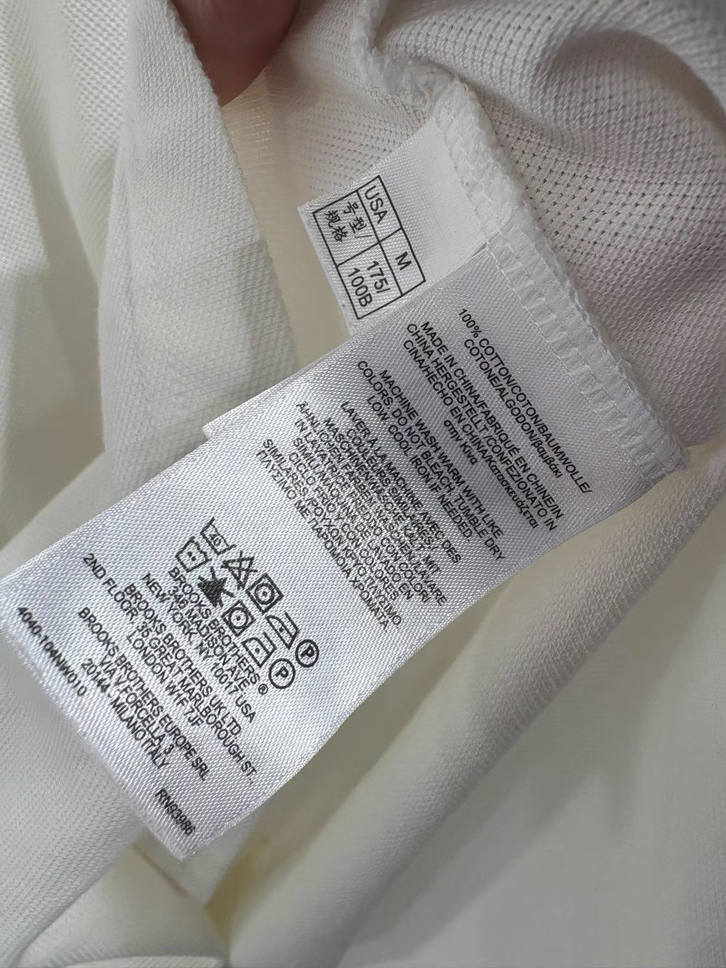 Brooks Brothers Brooks Brothers White Gold Label Polo Shirt K29 Size US M / EU 48-50 / 2 - 7 Thumbnail