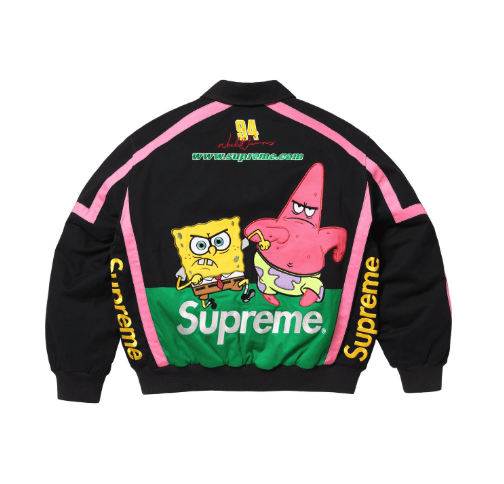 Supreme Supreme SpongeBob SquarePants Jeff Hamilton Racing Jacket Size US XL / EU 56 / 4 - 5 Thumbnail