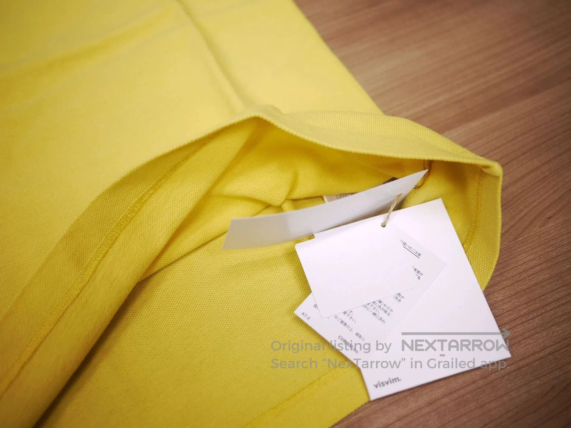 Visvim Yellow Short Sleeve Polo Shirt. Size US S / EU 44-46 / 1 - 6 Thumbnail