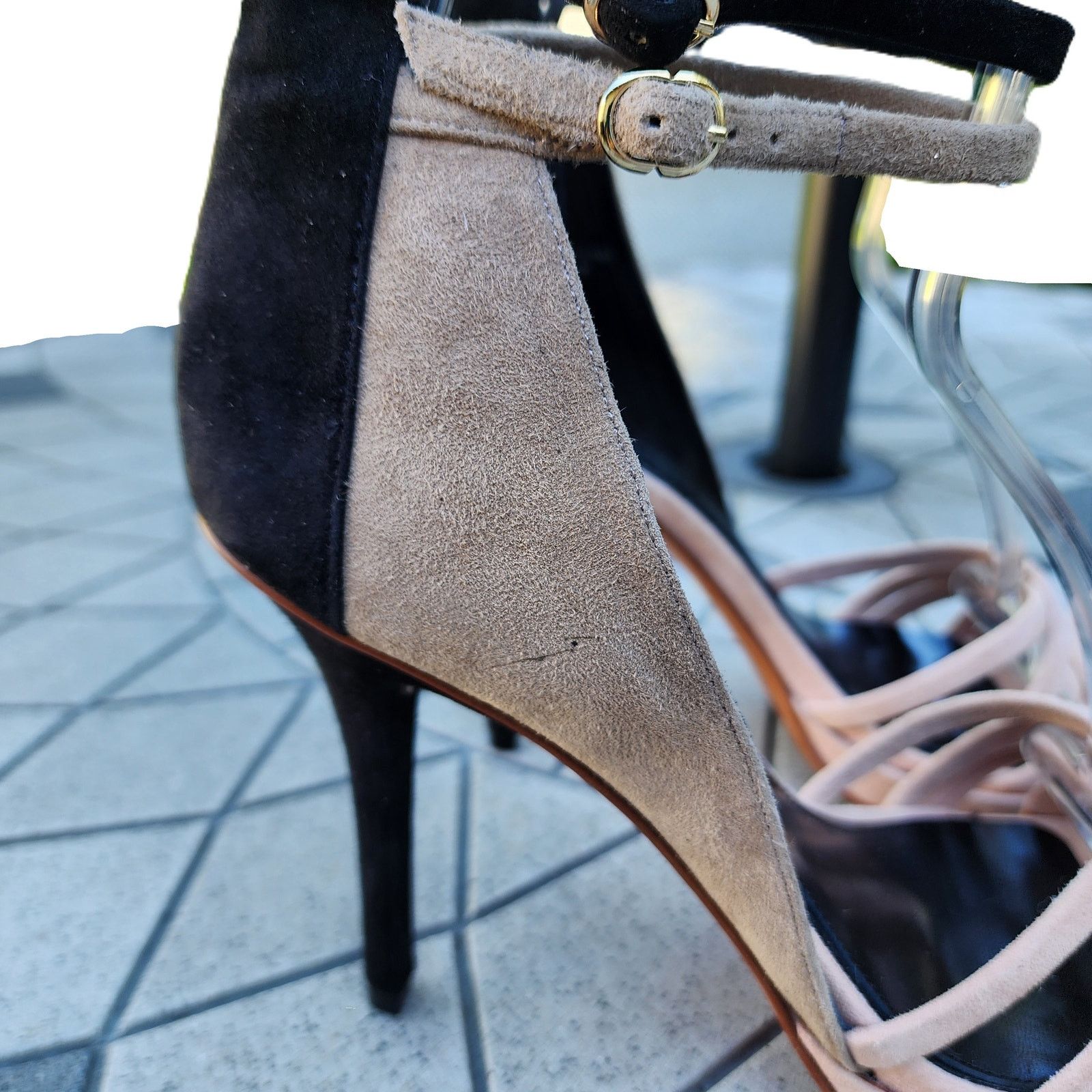 Derek Lam 10 Crosby 10 Crosby Derek Lam Jules Colorblock Suede Heels 9.5 Size US 9.5 / IT 39.5 - 6 Thumbnail