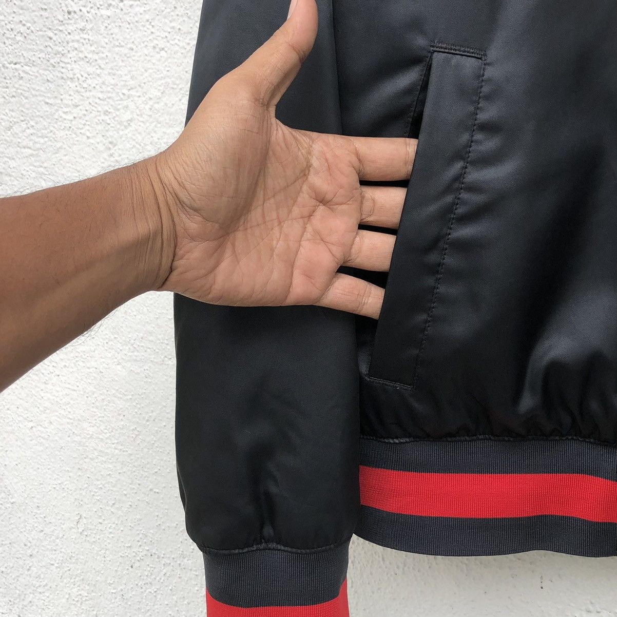 NIKE SB X NBA SATIN BOMBER JACKET - Main Image