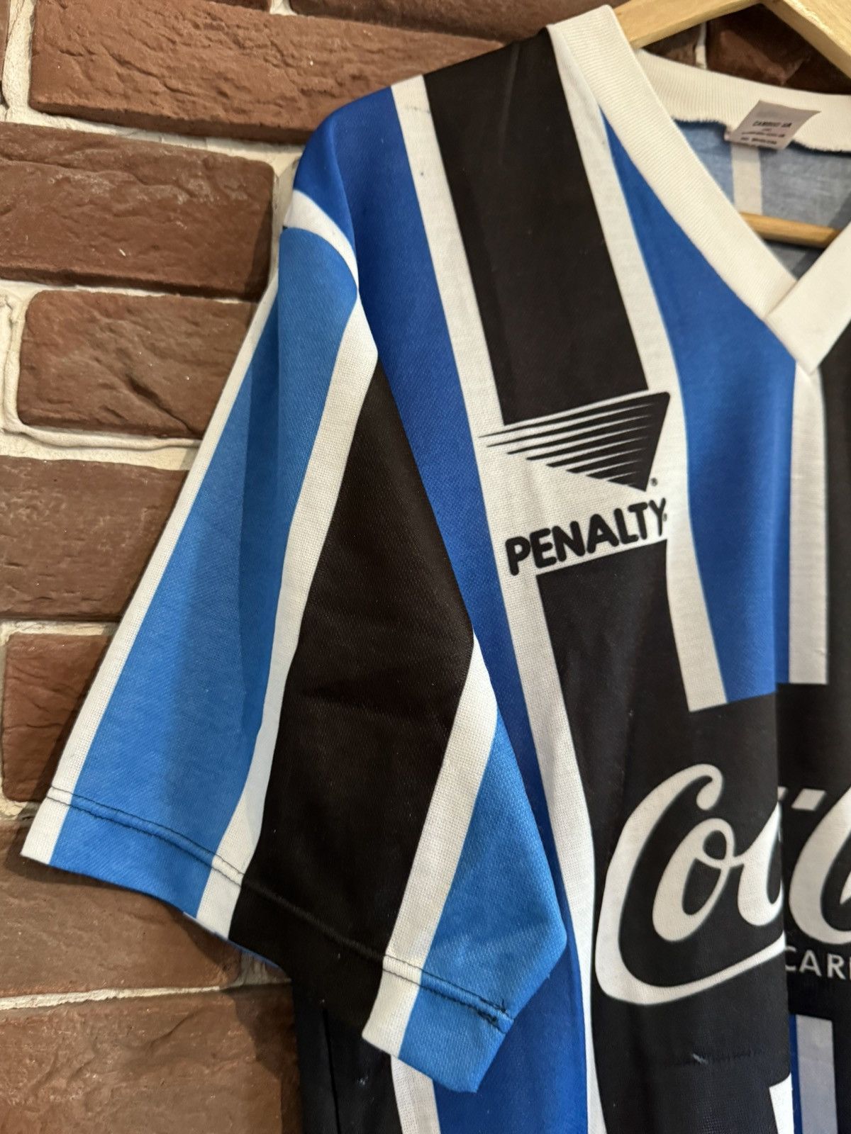 Penalty × Vintage Rare Vintage 1992/93 Gremio Home Football Soccer Jersey L Size US L / EU 52-54 / 3 - 3 Thumbnail