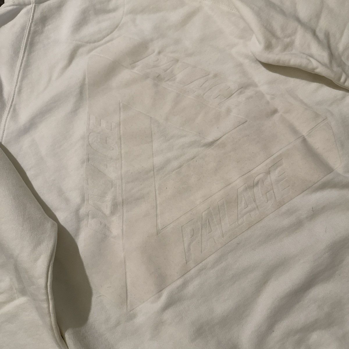 Palace Palace Men flocka white hoodie Size US S / EU 44-46 / 1 - 3 Thumbnail