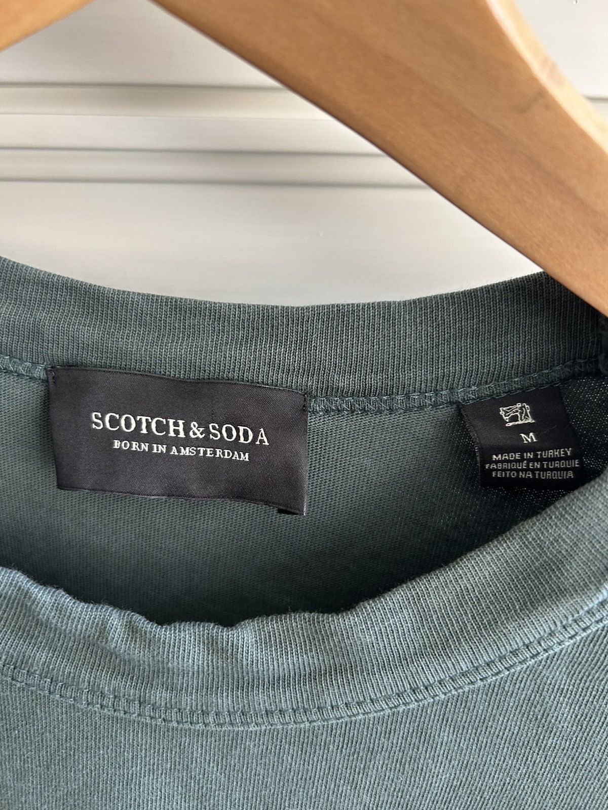 Scotch & Soda Scotch and Soda Green Logo T-Shirt Size US M / EU 48-50 / 2 - 4 Thumbnail