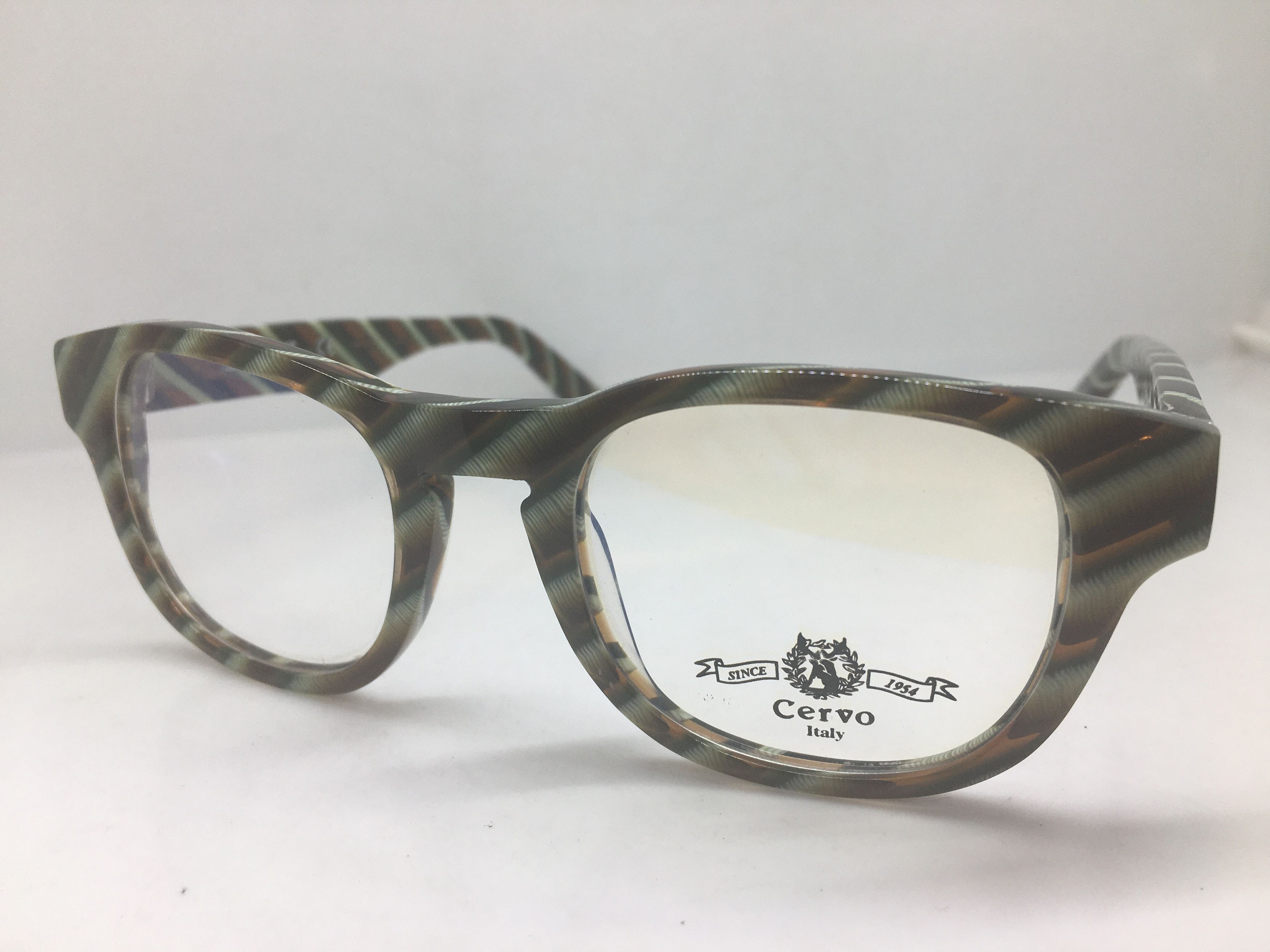 Other EYECRAFT Green Brown Key Hole Eyeglasses Frame Size ONE SIZE - 3 Thumbnail