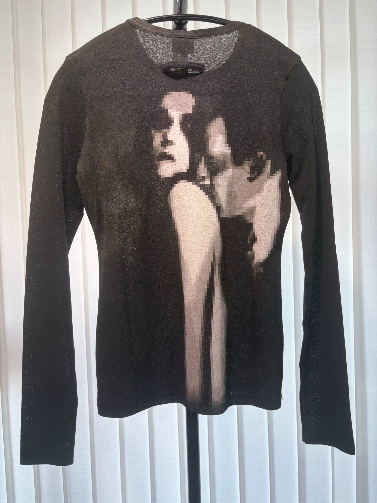 Jean Paul Gaultier Jean Paul Gaultier Bi-Sided Portrait Sheer LS 40 Size S / US 4 / IT 40 - 2 Thumbnail