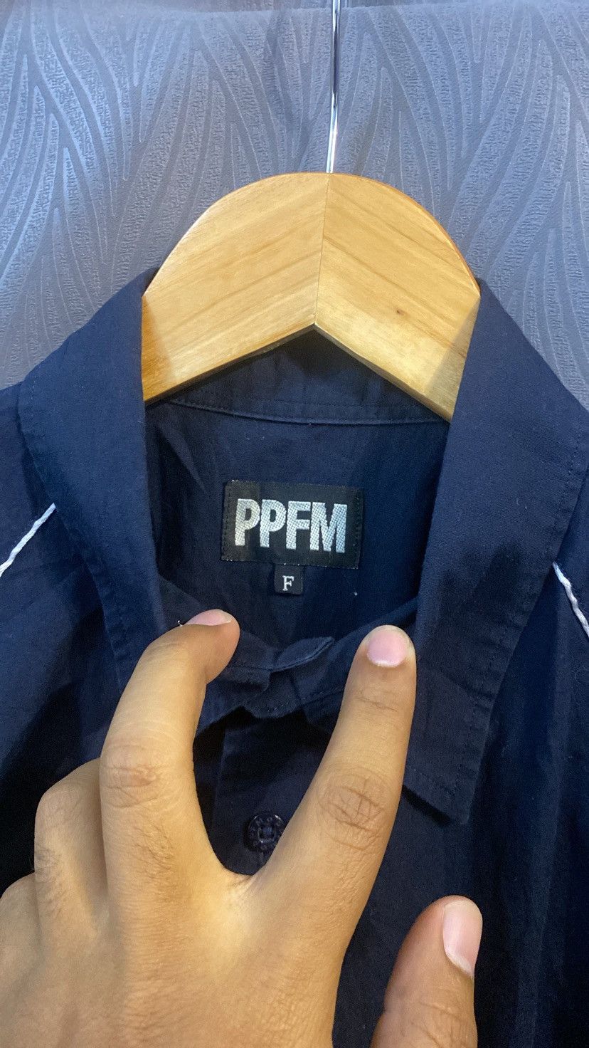 Japanese Brand ‼️NEED GONE‼️PPFM Shirt Button Up Dark Blue Small Size US S / EU 44-46 / 1 - 3 Thumbnail
