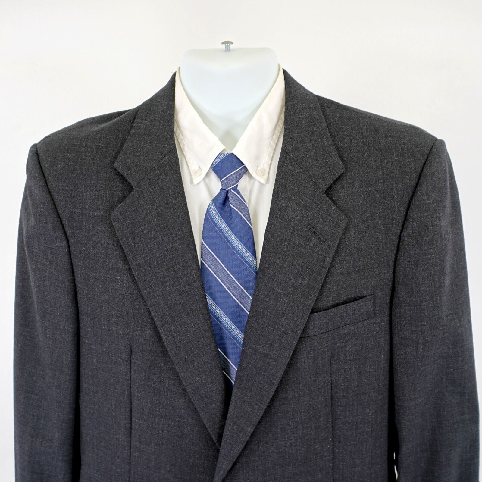 Dior Christian Dior Monsieur 40R Gray Wool Blazer 2 Button Constr Size 40R - 1 Thumbnail