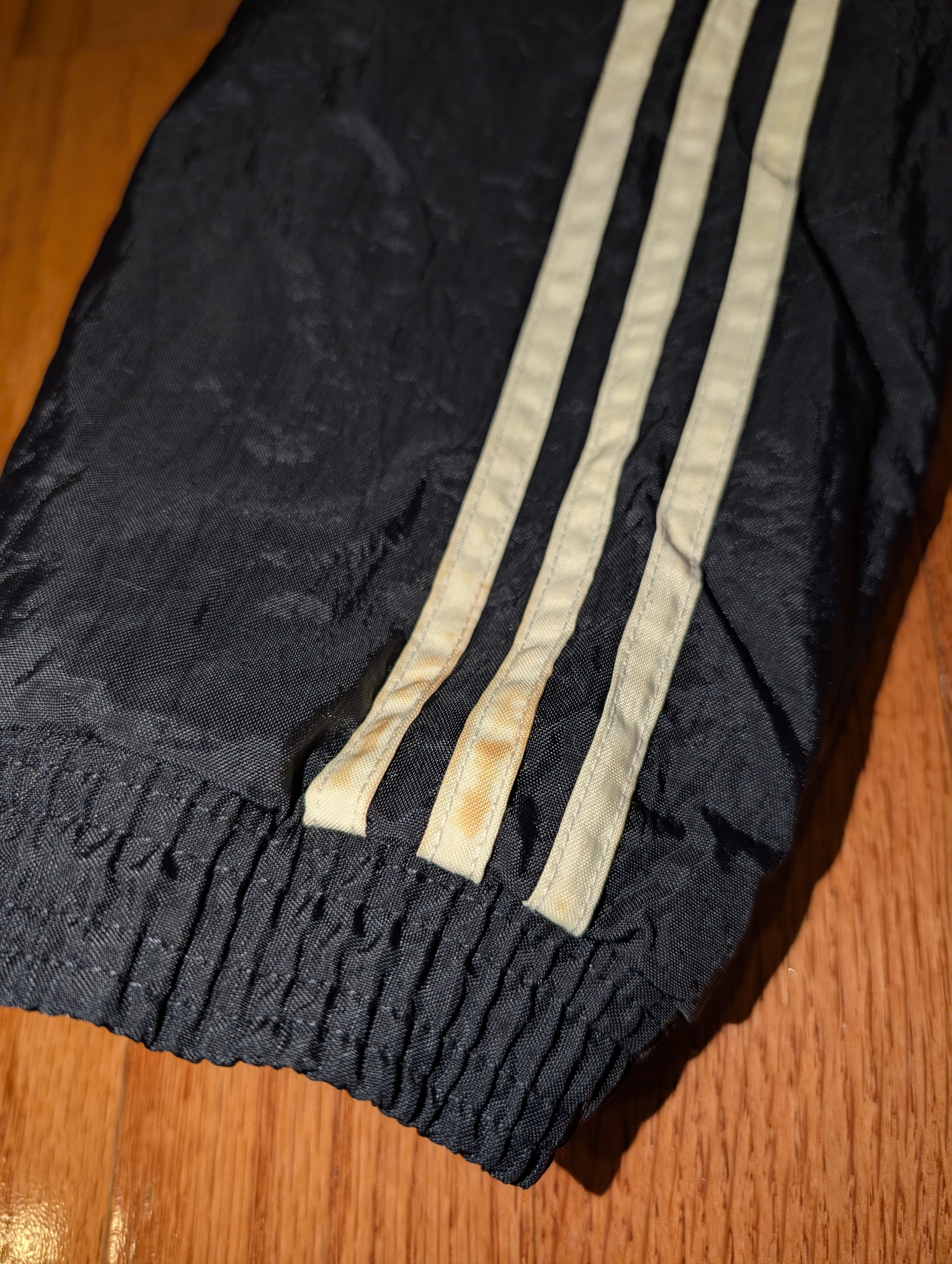 Adidas Vintage 90s Adidas Big Logo Striped Windbreaker Jacket Size US XL / EU 56 / 4 - 5 Thumbnail