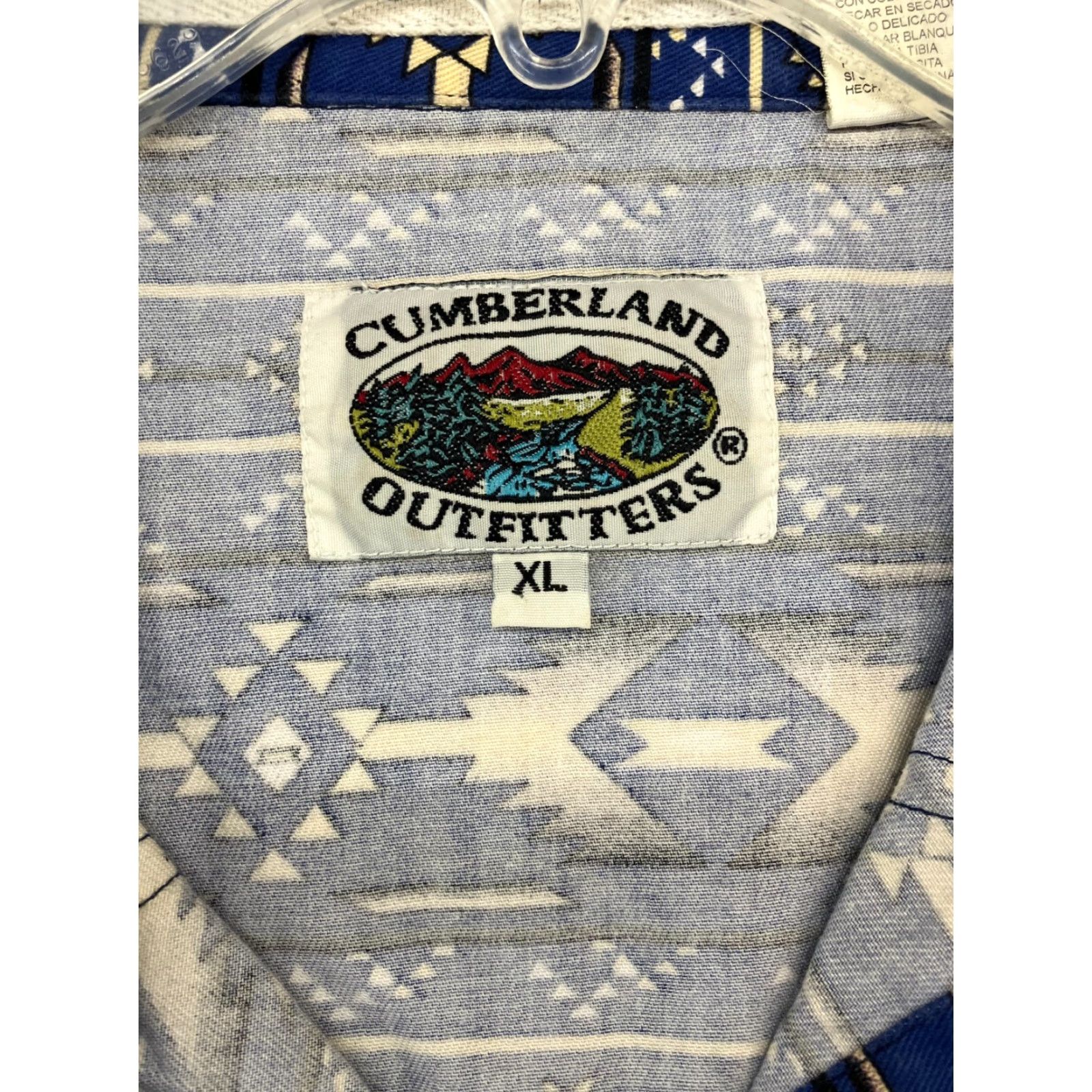 Vintage Vintage Cumberland Outfitters Men's XL Aztec Southwestern Pattern Long Sleeve Button-Up Shirt Size US XL / EU 56 / 4 - 3 Thumbnail
