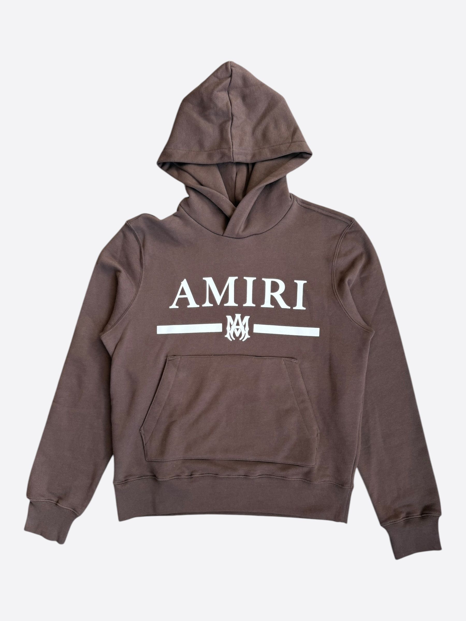 Amiri Amiri Brown & White MA Bar Logo Hoodie Size US XS / EU 42 / 0 - 1 Thumbnail