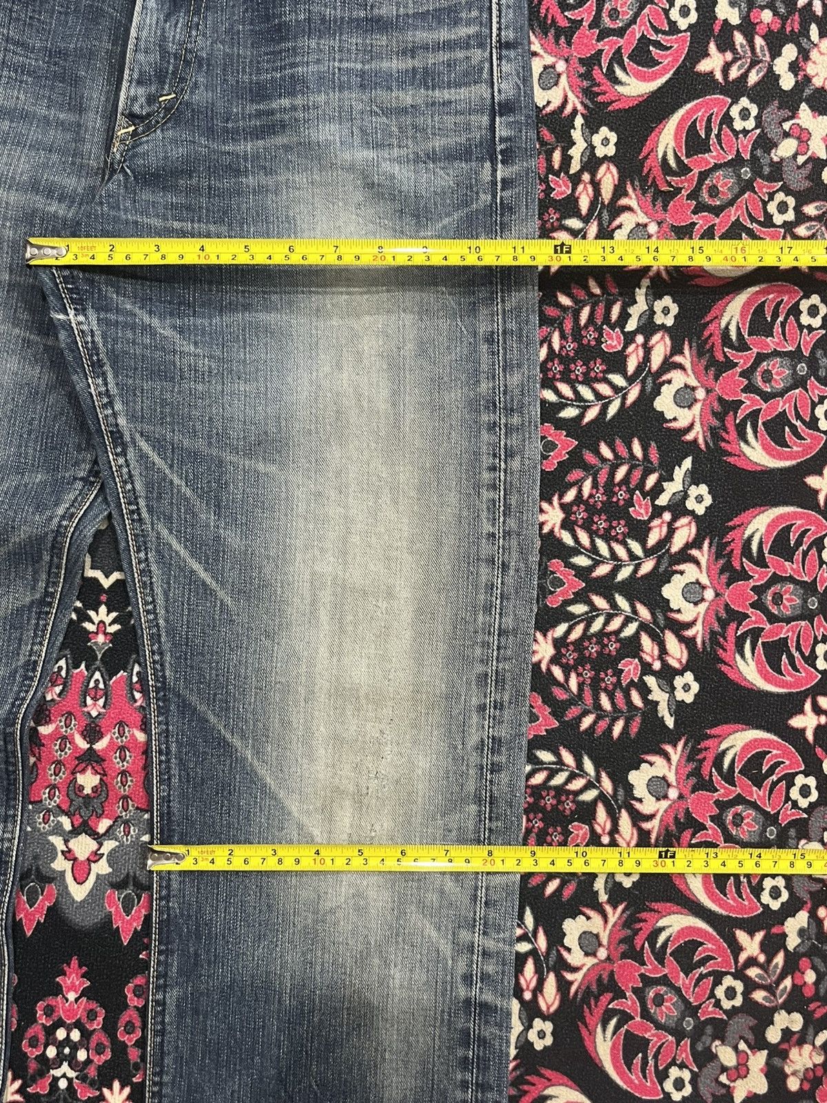 Lee Vintage Lee Riders Union Made Sanforized Distress Blue Jeans Size US 29 - 15 Thumbnail