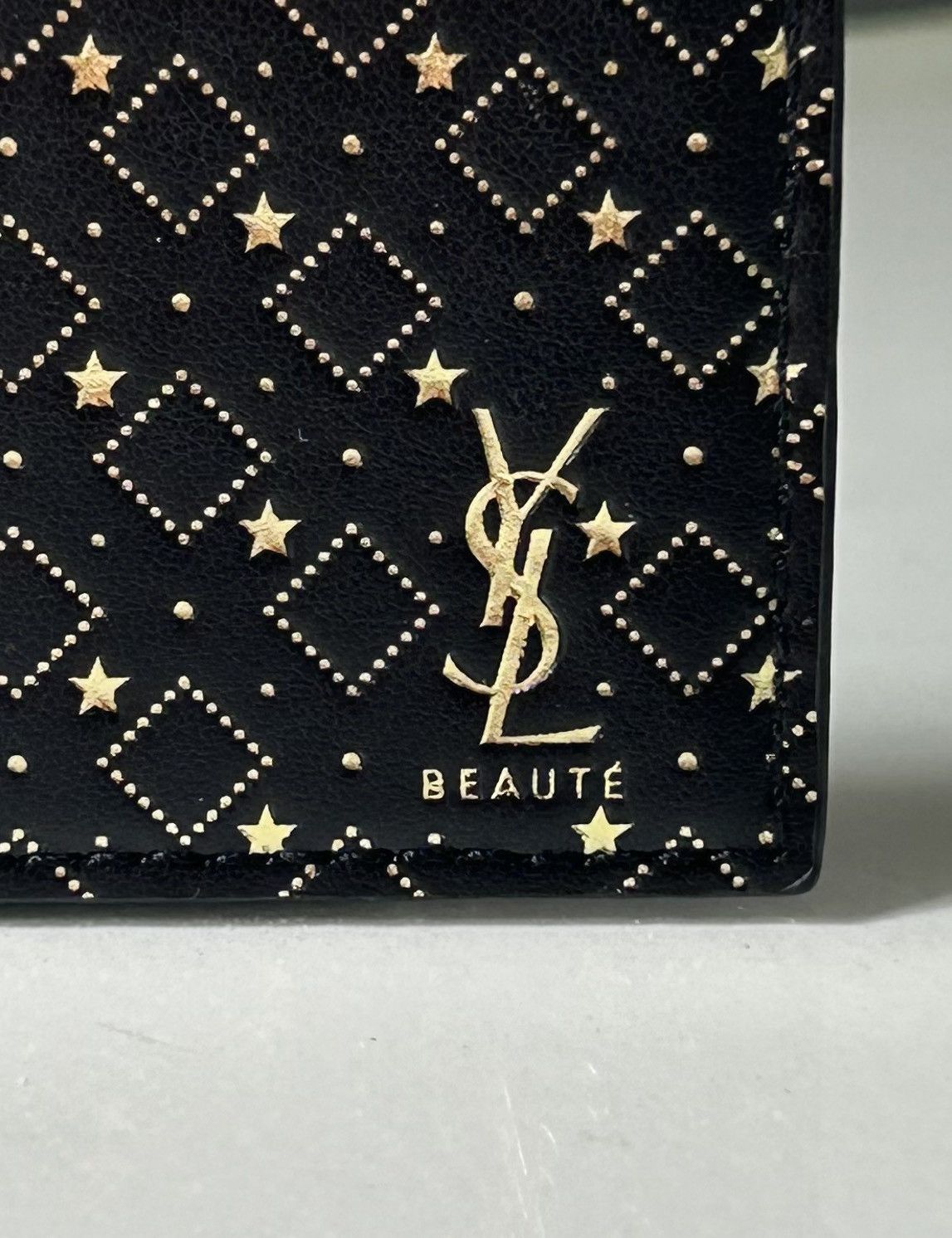 YSL Beaute Black & Gold Keychain Mirror