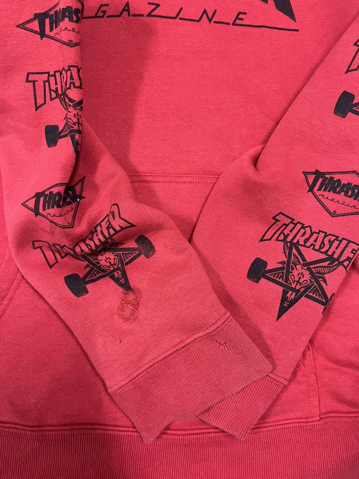 Thrasher × Vintage Thrasher streetwear hoodie Size US L / EU 52-54 / 3 - 13 Thumbnail