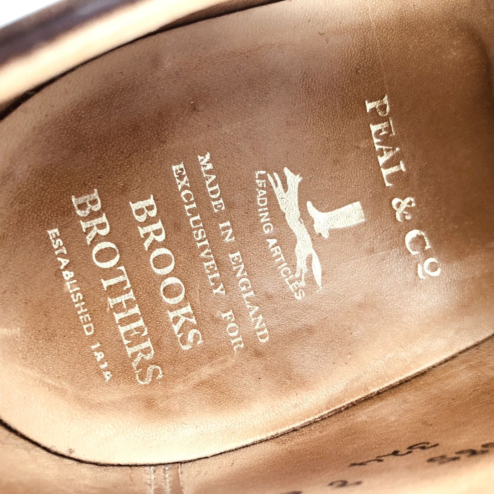 Brooks PEAL & CO. England BROOKS BROTHERS Oxford - 8E Brown Mens Dress Size ONE SIZE - 7 Thumbnail