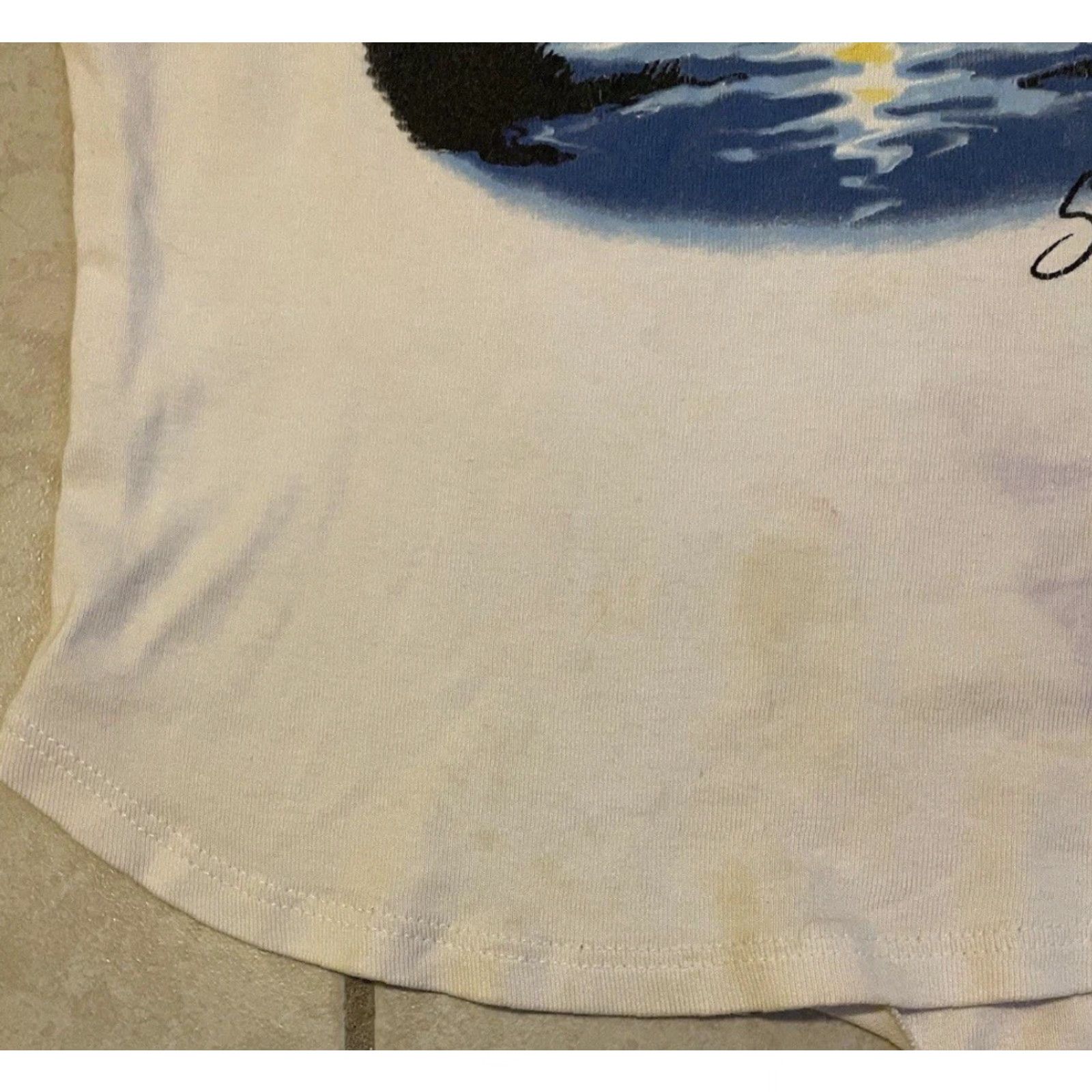 Quiksilver VINTAGE Sideout Shirt S Beach Surf Skate Grunge 90s Y2K White Sleeveless Size S / US 4 / IT 40 - 5 Thumbnail