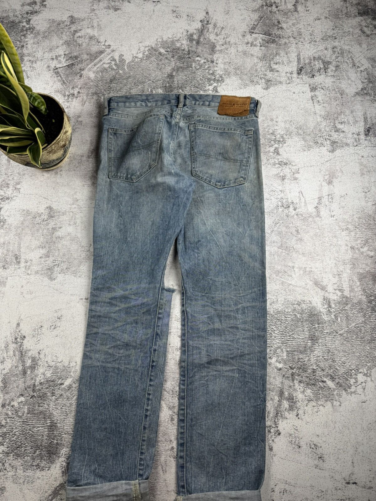 Denim & Supply Ralph Lauren Vintage Denim & Supply 32/34 Ralph Lauren Slim Distressed Jeans Pants Trousers Size US 32 / EU 48 - 15 Thumbnail