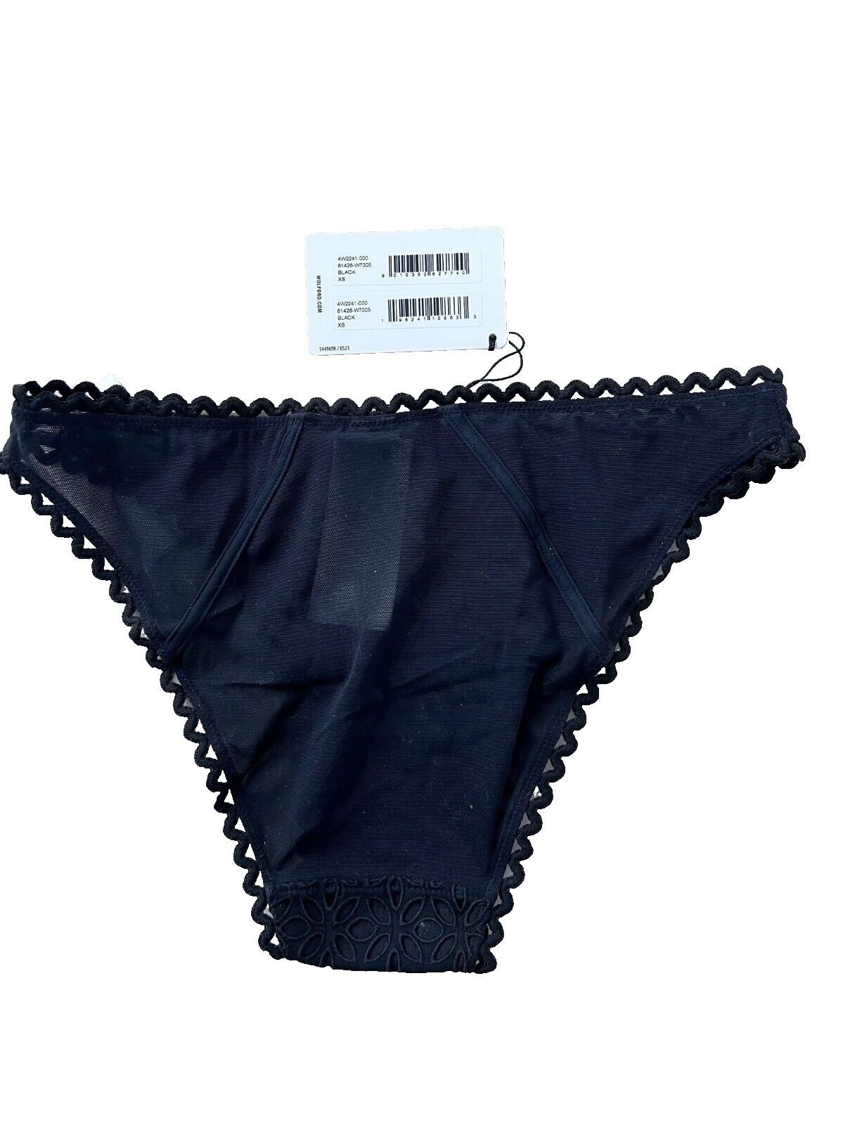 Wolford Wolford Etoile Brazilian Brief Underwear Black ( XS ) Size ONE SIZE - 2 Thumbnail