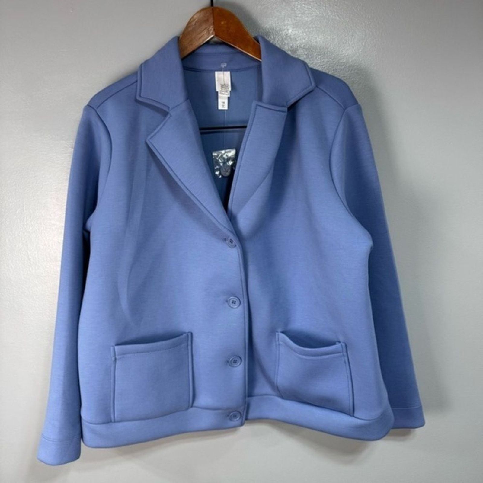 Other Wynn’s Women's Plus Layers Scuba Knit Jacket sz 1X NEW Size XL / US 12-14 / IT 48-50 - 1 Thumbnail