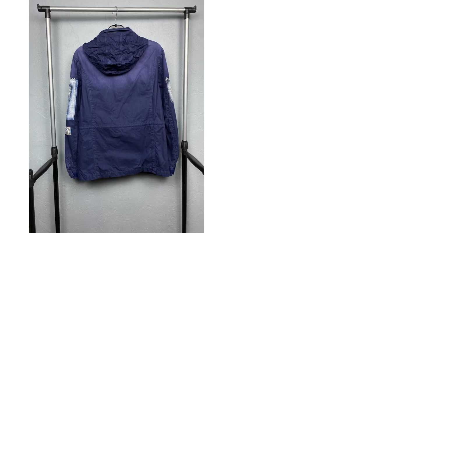 Desigual Desigual Patchwork Jacket Mens S Windbreaker Jacket blue Logo Vintage No N/A Size US S / EU 44-46 / 1 - 9 Thumbnail