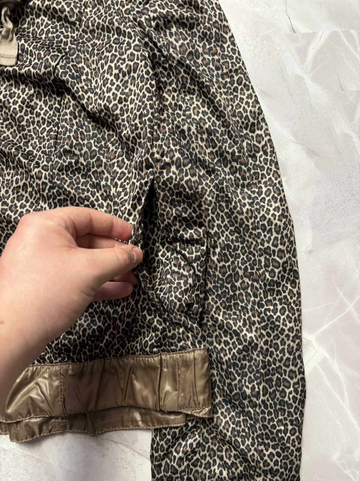 Other Marc Cain Reversible Nylon Jacket Brown / Leopard Print Size M / US 6-8 / IT 42-44 - 13 Thumbnail