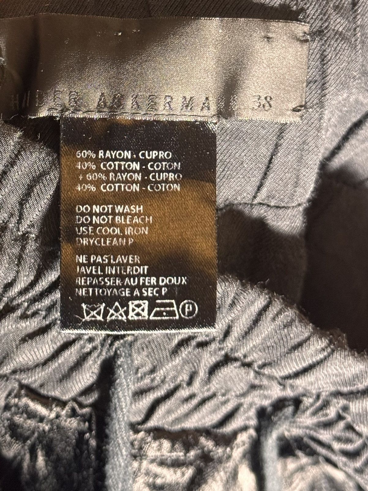 Haider Ackermann haider ackermann patchwork satin joggers biker pants 38 Size 27" / US 4 / IT 40 - 2 Thumbnail