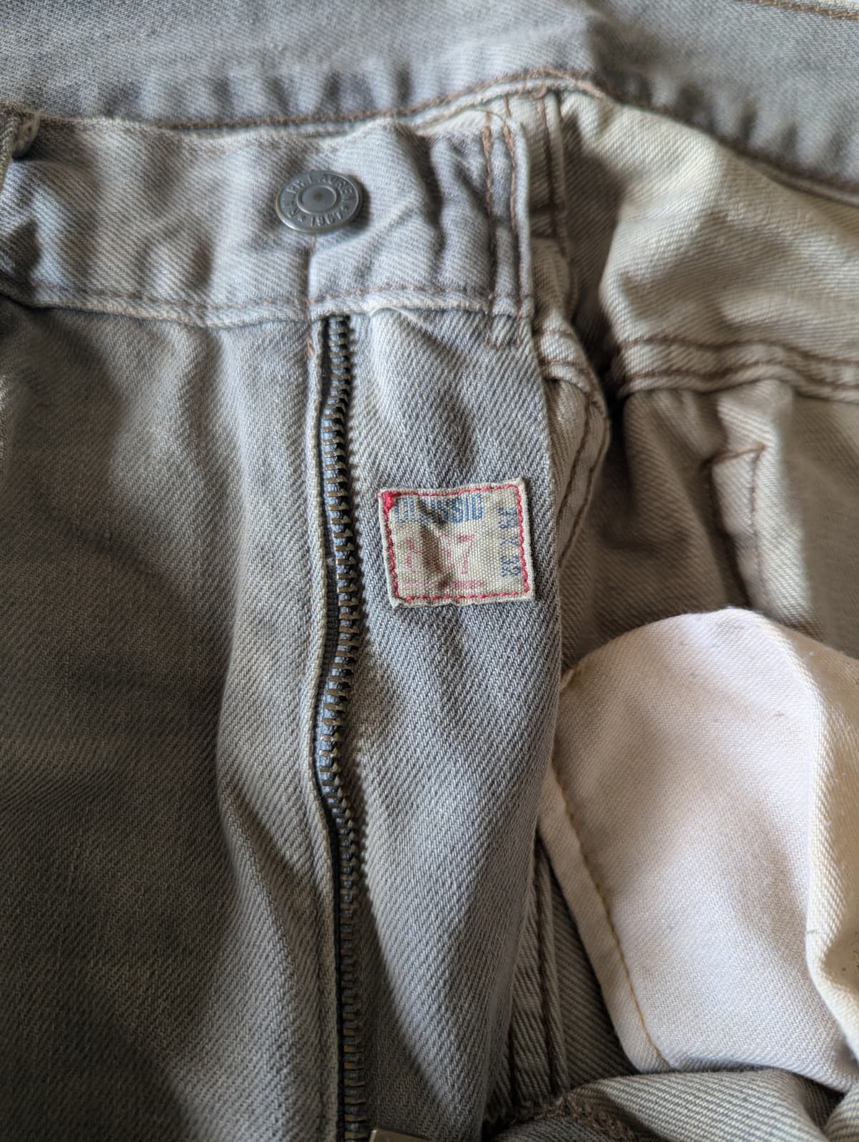 Other Polo by Ralph Lauren Vintage Gray Jeans Size US 35 - 5 Thumbnail