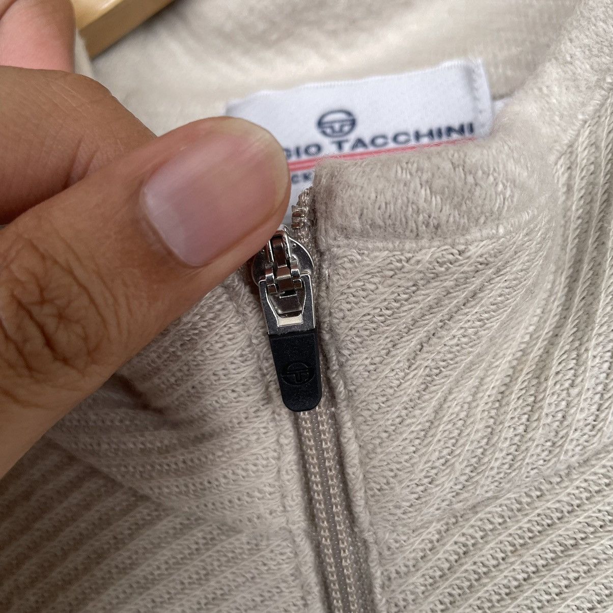 Sergio Tacchini Vintage 90s Sergio Tacchini 3QR Zipper Sweatshirt Size US S / EU 44-46 / 1 - 3 Thumbnail