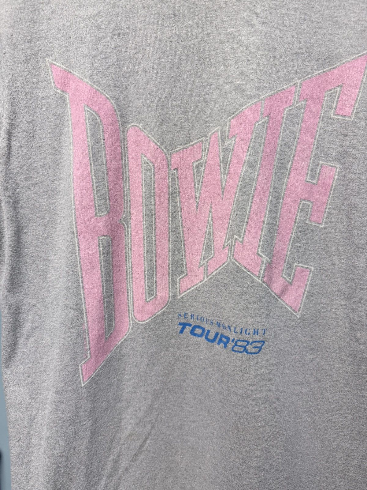 Band Tees David Bowie 1983 Serious Moonlight Tour Vintage Band Tee Size US XS / EU 42 / 0 - 2 Thumbnail