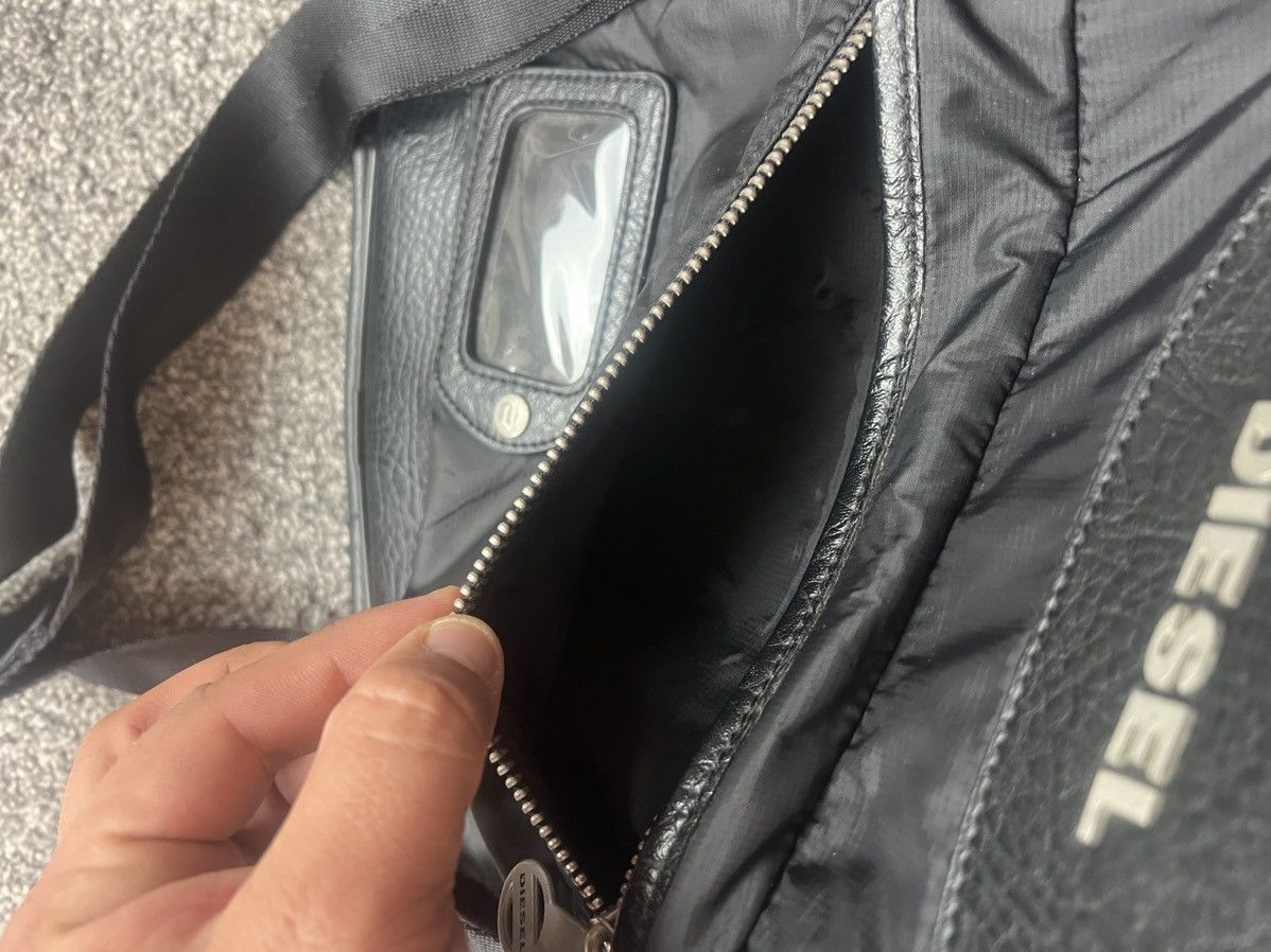 Diesel DIESEL Vintage Black Nylon Crossbody Bag / Shoulder Bag Size ONE SIZE - 8 Thumbnail