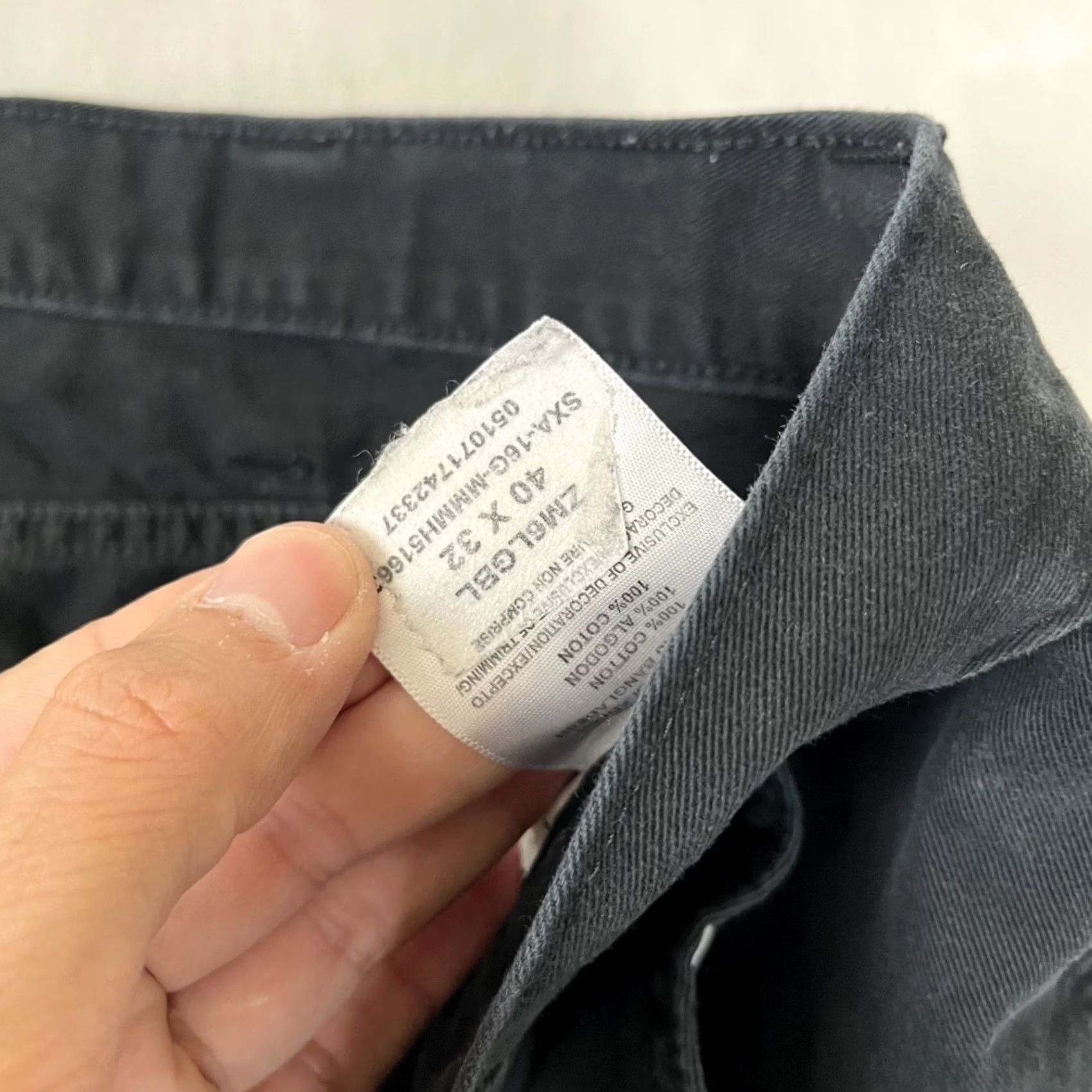 Wrangler Wrangler Pants Mens Size 34 Inseam 32 Black Relaxed Fit Cargo Utility Work Pants Mens Relaxed 34x32 Black Wrangler Cargo 5-Pocket Solid Cotton Denim? Size US 34 / EU 50 - 5 Thumbnail