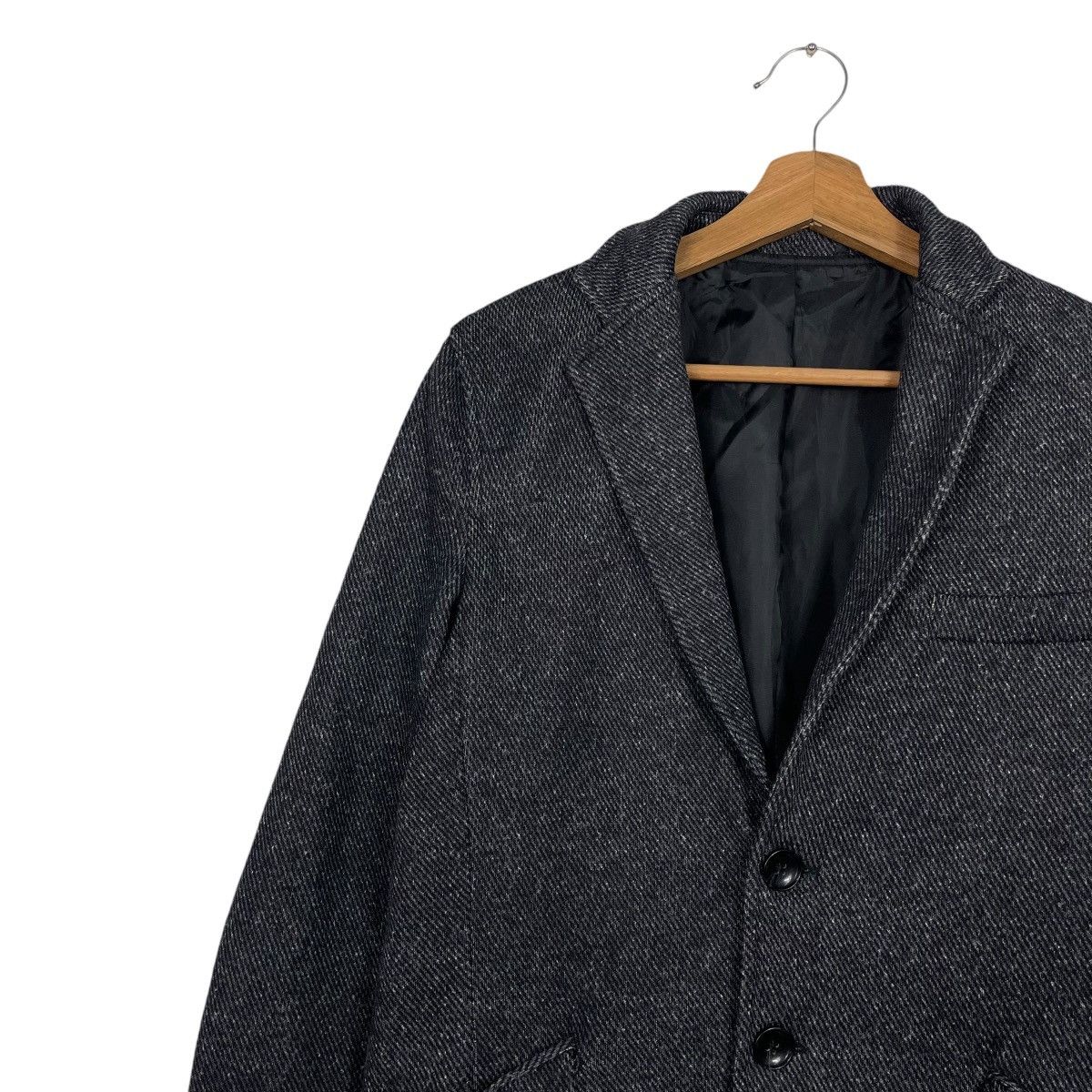 semanticdesign Semantic Design Textured Long Jacket Size US M / EU 48-50 / 2 - 6 Thumbnail