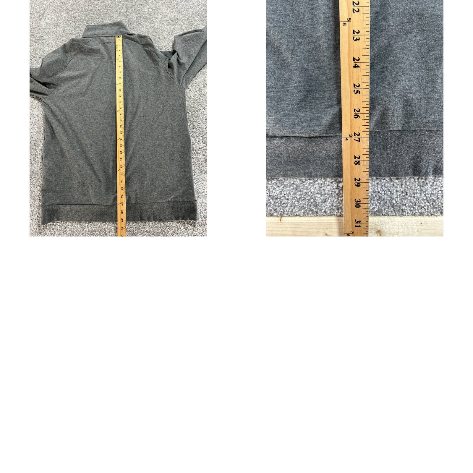 TravisMathew Travis Mathew Sweater Mens XL Gray Golf Cotton Blend Quarter Zip Logo Pullover Knit Mock Neck Long Sleeve Casual Winter Fall Spring Shirt Mens Size US XL / EU 56 / 4 - 8 Thumbnail