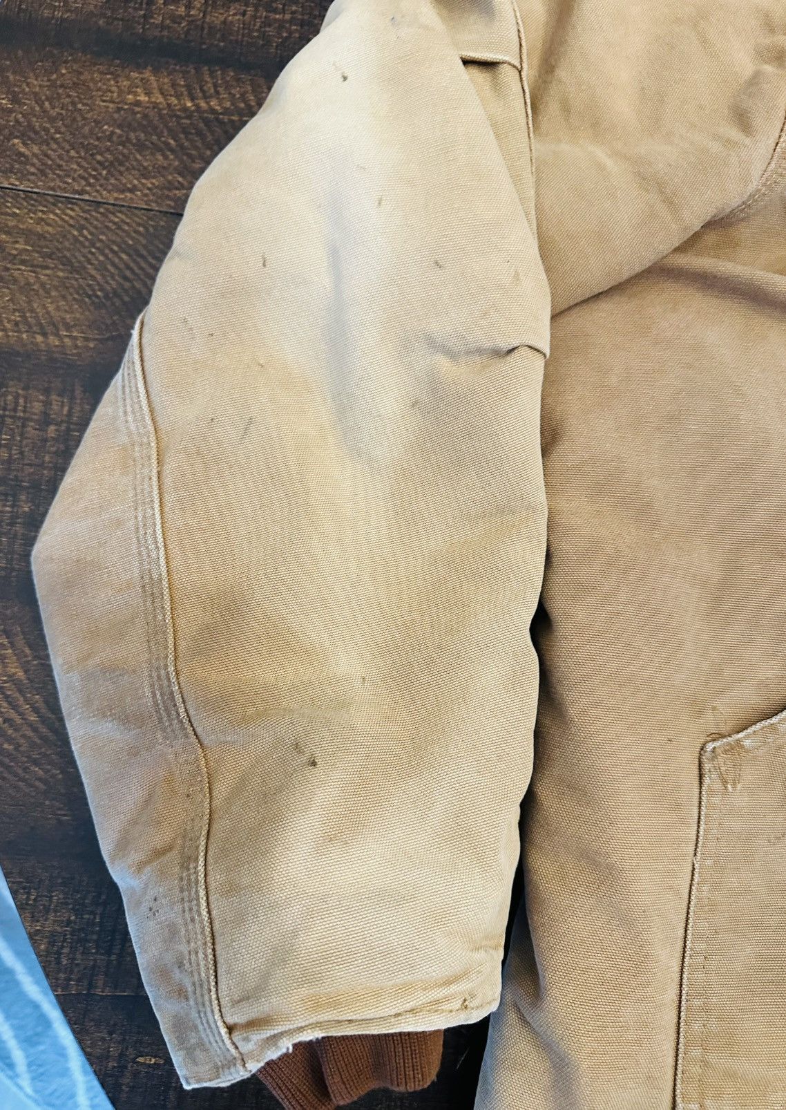 Carhartt Vtg CARHARTT C03 BRN Quilted Duck Canvas Chore Jacket USA-50 Size US XXL / EU 58 / 5 - 5 Thumbnail