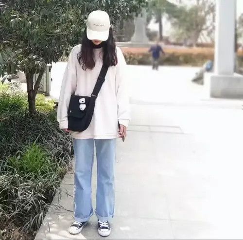 Japanese Brand Crossbody Canvas Bag Size ONE SIZE - 4 Thumbnail