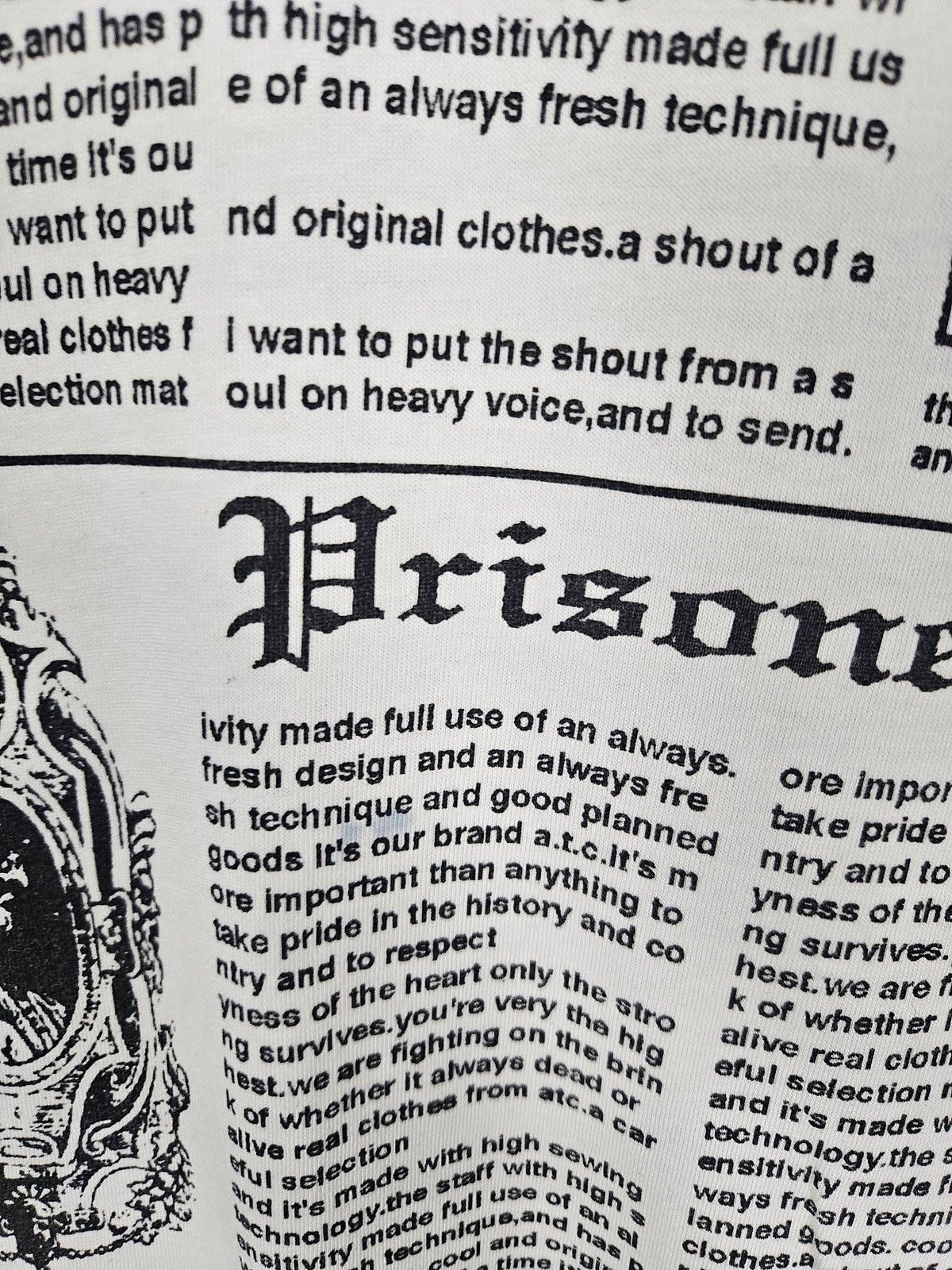In The Attic In The Attic news paper tank top shirt Size US S / EU 44-46 / 1 - 8 Thumbnail