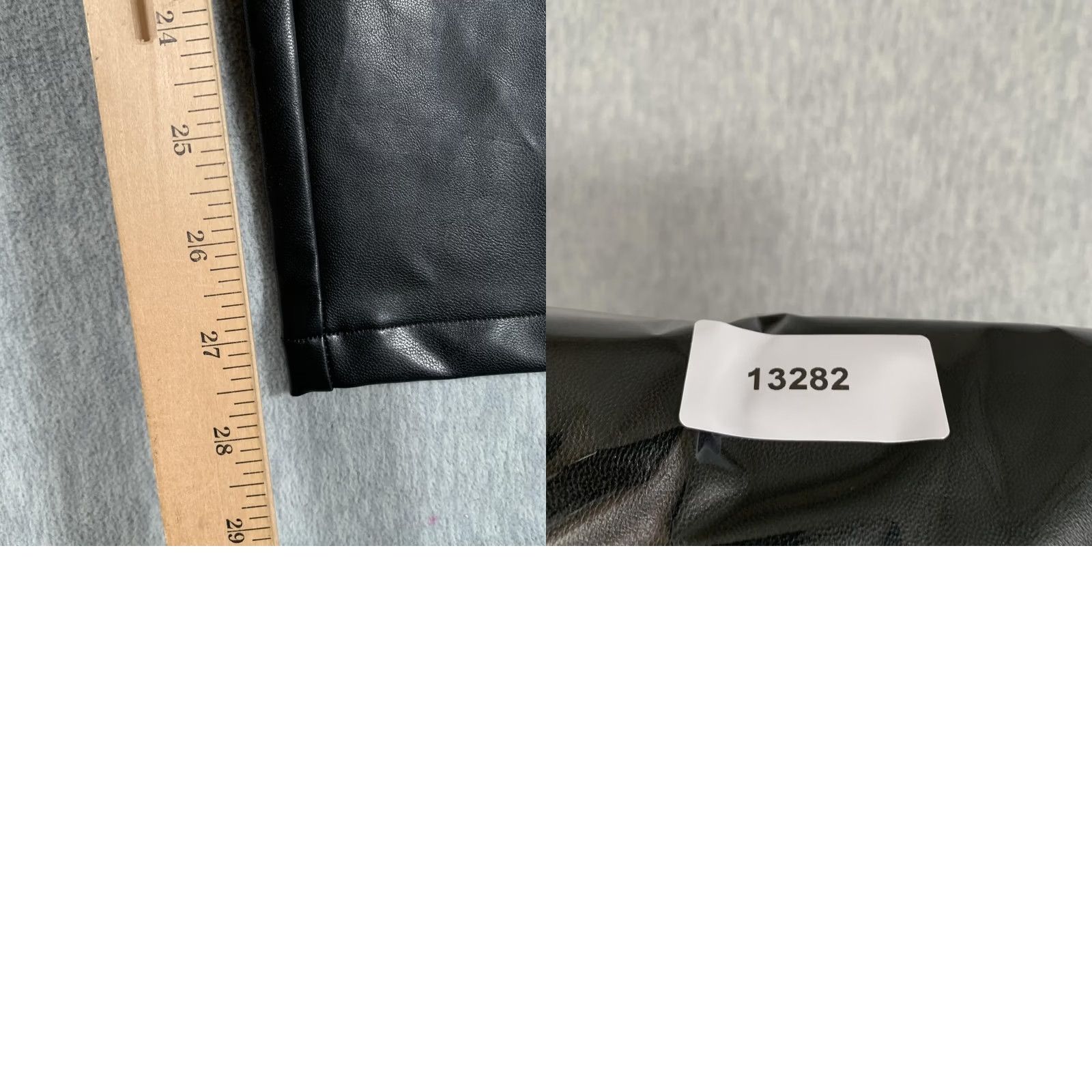 Abercrombie & Fitch Abercrombie & Fitch Pants Womens Small Black High Rise Vegan Leather Leggings Size 28" / US 6 / IT 42 - 8 Thumbnail
