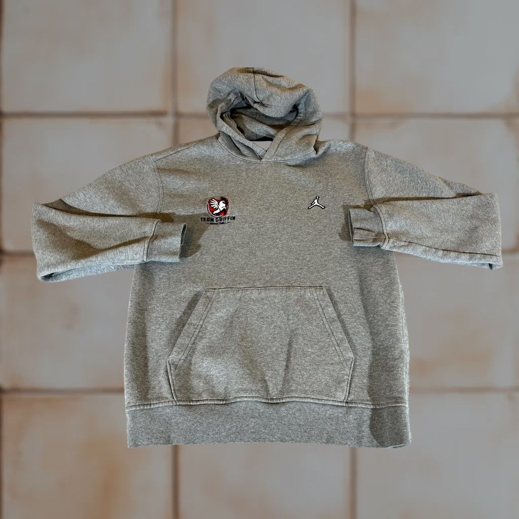 Jordan Brand Jordan Hoodie Men Small Team Griffin Basketball Jumpman Nike Sweatshirt Pullover Gray Size US S / EU 44-46 / 1 - 1 Thumbnail