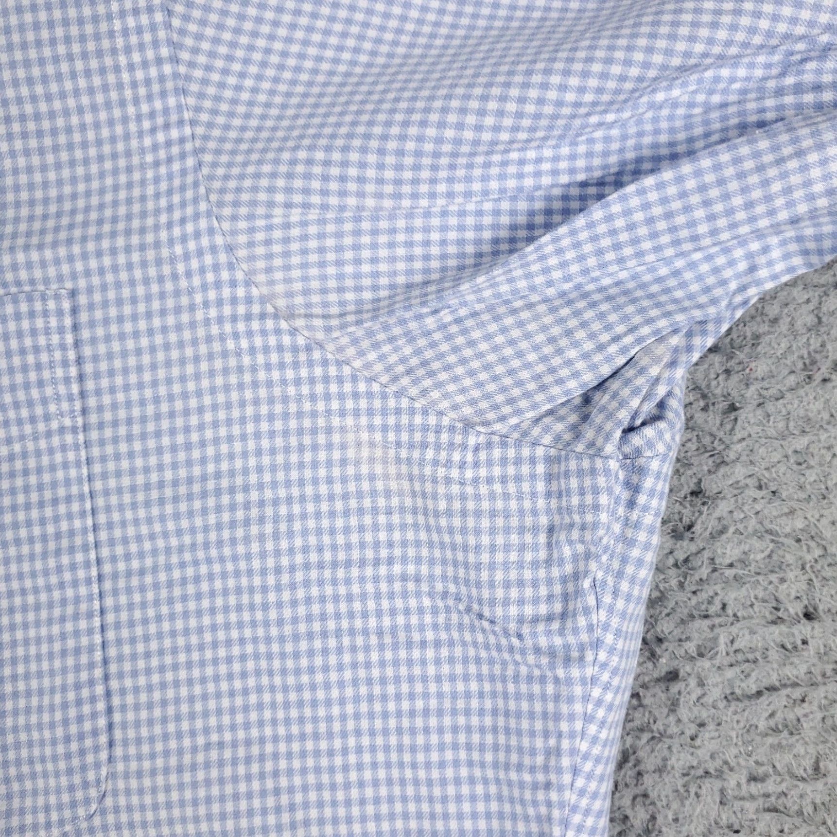 Ralph Lauren Ralph Lauren Shirt Mens 16 Blue Check Pony Dress Button Up Long Sleeve Size 42R - 4 Thumbnail