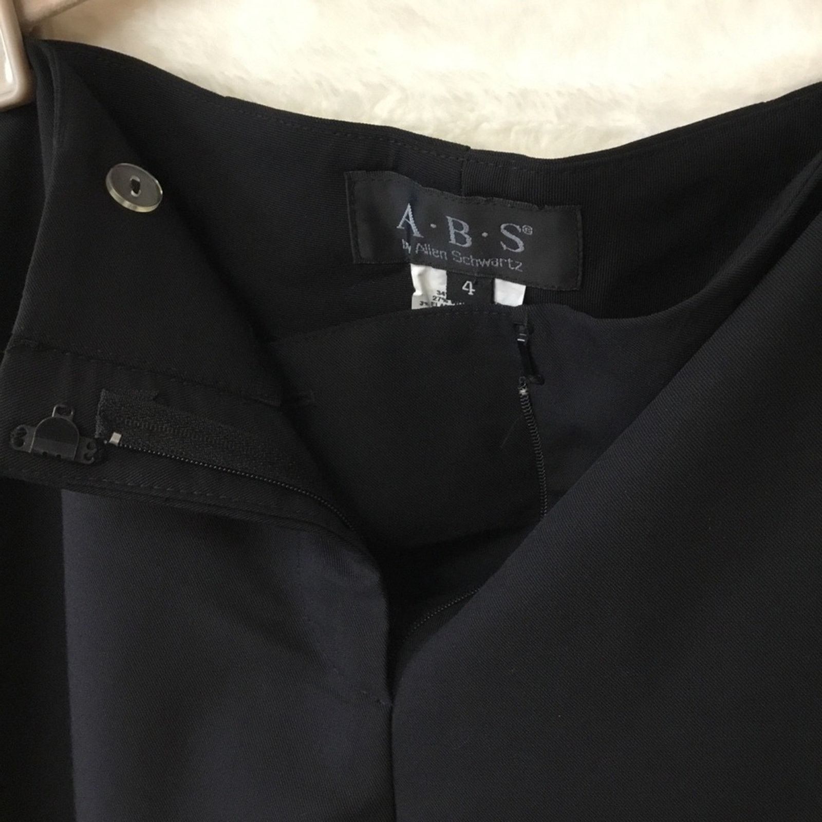 Other A.B.S. by Allen Schwartz Black Dress Pants with Split Hem Size 27" / US 4 / IT 40 - 8 Thumbnail