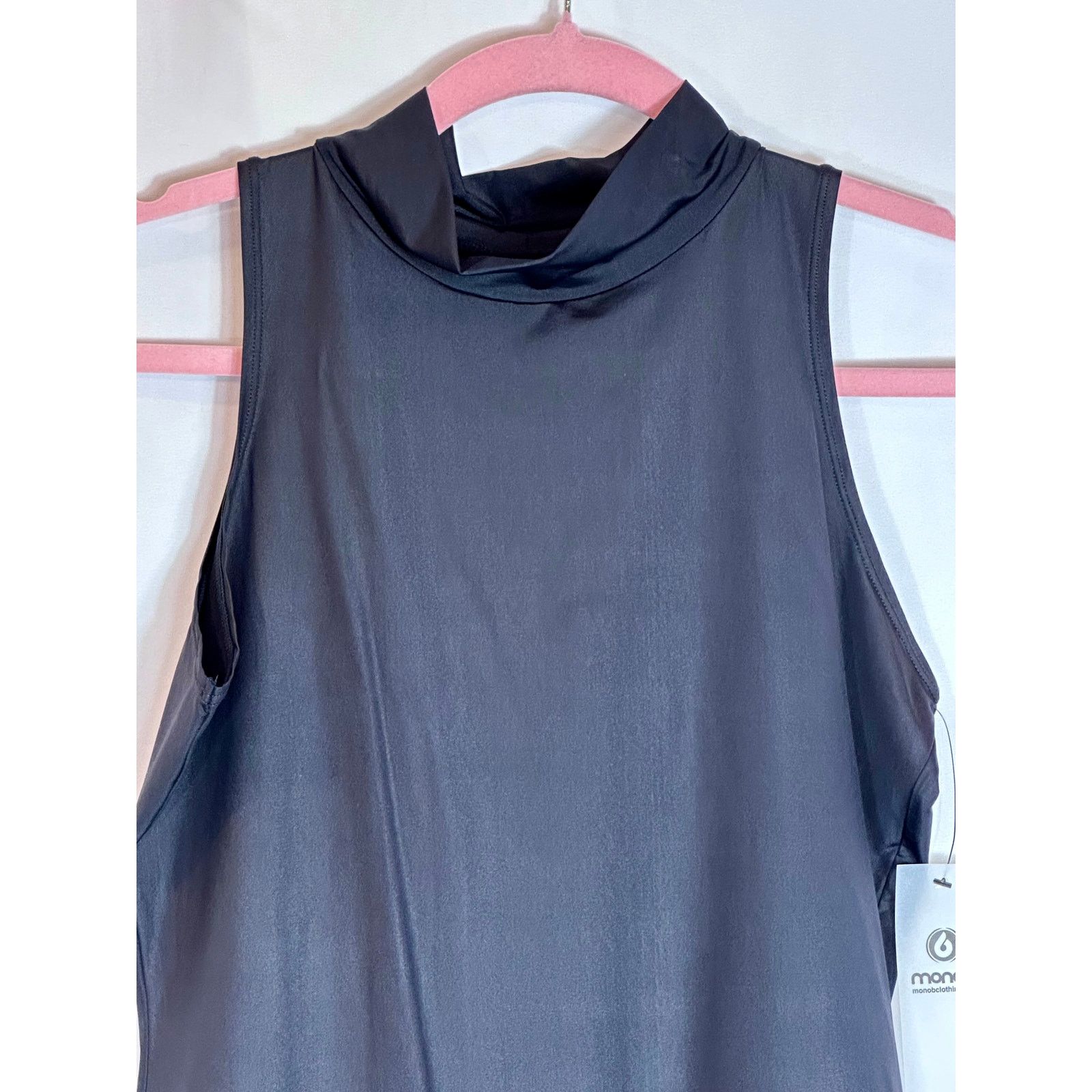 Other Mono b High Cowl Neck Sleeveless Bodysuit Black M Size M / US 6-8 / IT 42-44 - 6 Thumbnail