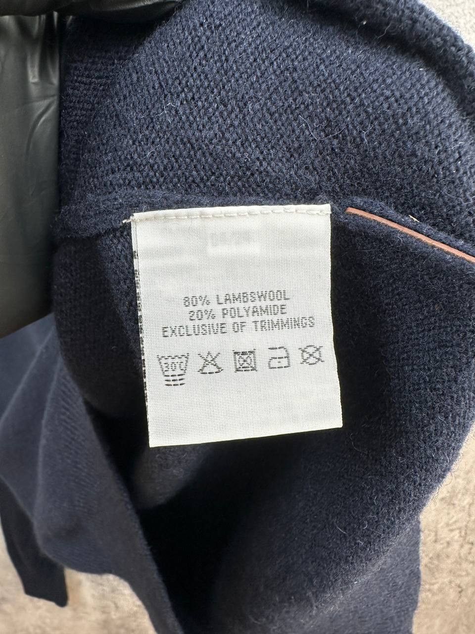 Other Schoffel V-Neck Lambswool Sweater Navy Jumper Long Sleeve Size US XL / EU 56 / 4 - 12 Thumbnail