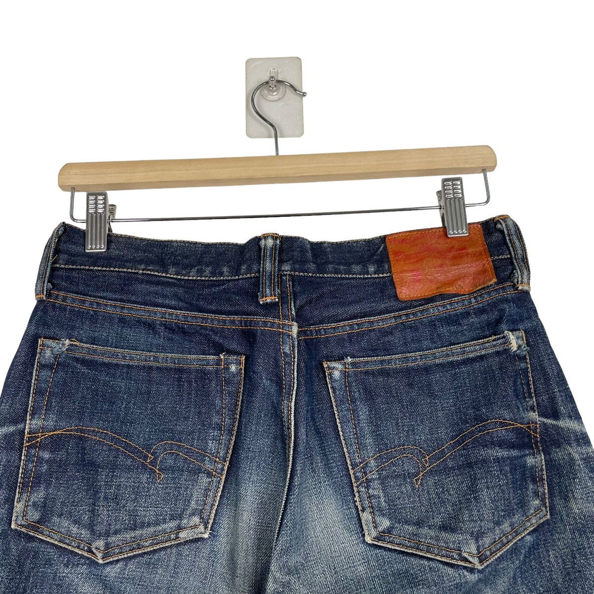Studio D'Artisan 💥STUDIO D ARTISAN SELVEDGE BUTTON DENIM JEAN Size US 29 - 8 Thumbnail