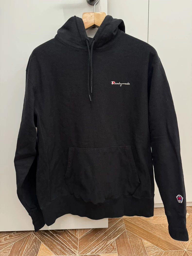 READYMADE Readymade Black Hooded Sweatshirt - dmc Size US S / EU 44-46 / 1 - 1 Thumbnail